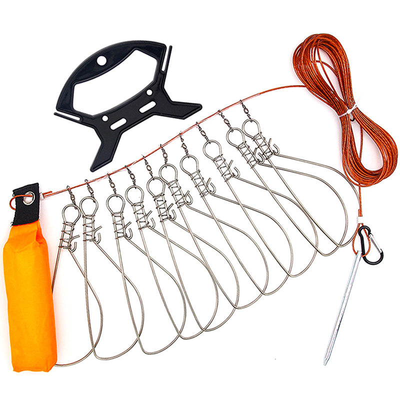 New 5-snap Float Fish Stringer - Reel Repair Kit recension och pris