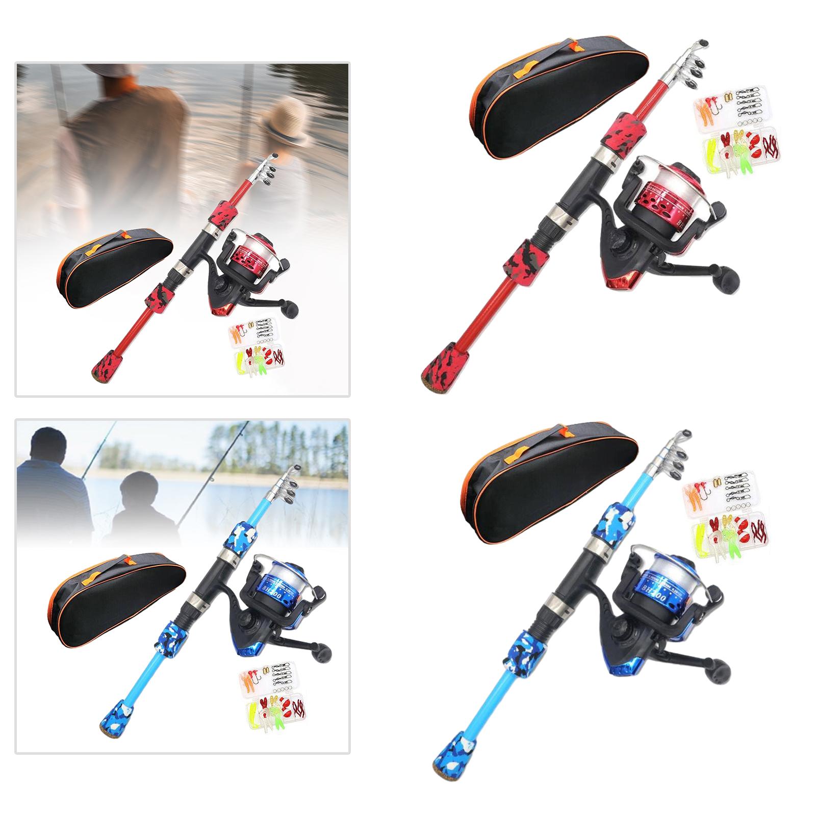 Kids Fishing Rod Set EVA Handl - Reel Bag recension och pris