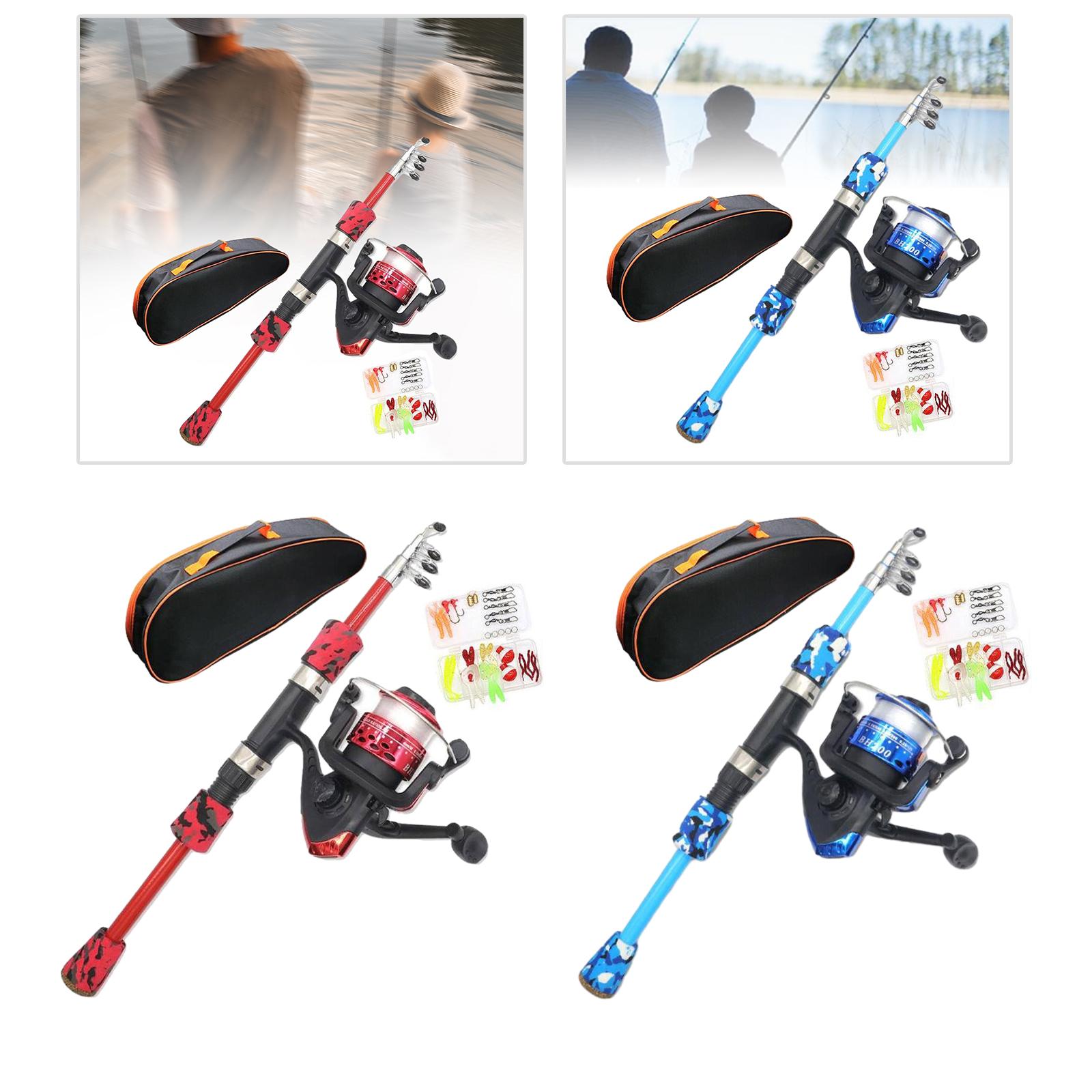 Kids Fishing Rod Set EVA Handl - Reel Bag recension och pris