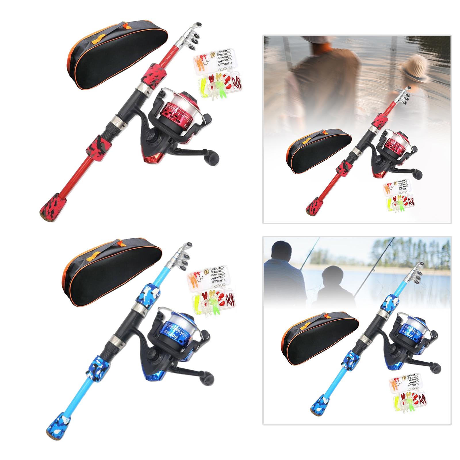 Kids Fishing Rod Set EVA Handl - Reel Bag recension och pris