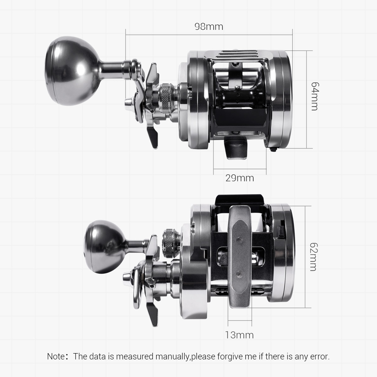 NOEBY Gainers Jigging Reel Met - Daiwa Reel Bg recension och pris