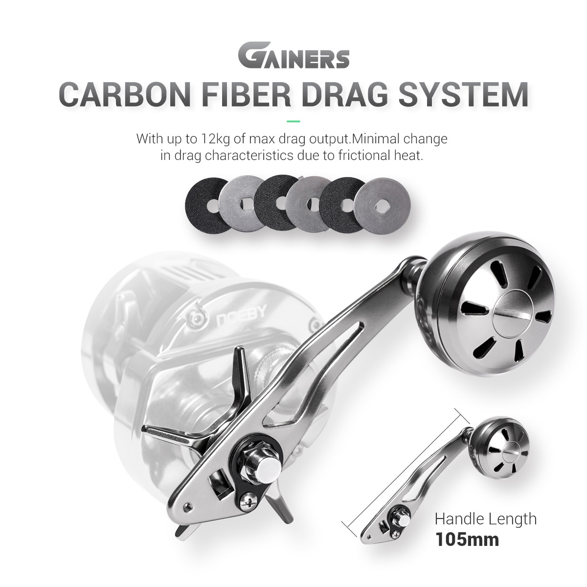 NOEBY Gainers Jigging Reel Met - Daiwa Reel Bg recension och pris